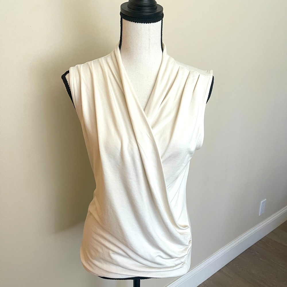 NWOT Wrap Effect Top Banana Republic